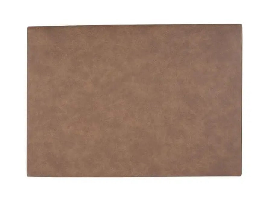 Brown Faux Leather Placemat
