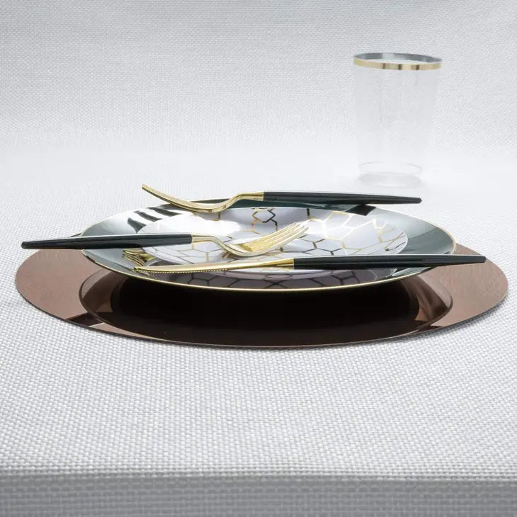 Bronze 13" Mirror Charger Plate