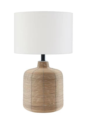 Litchfield 27" Rattan Table Lamp