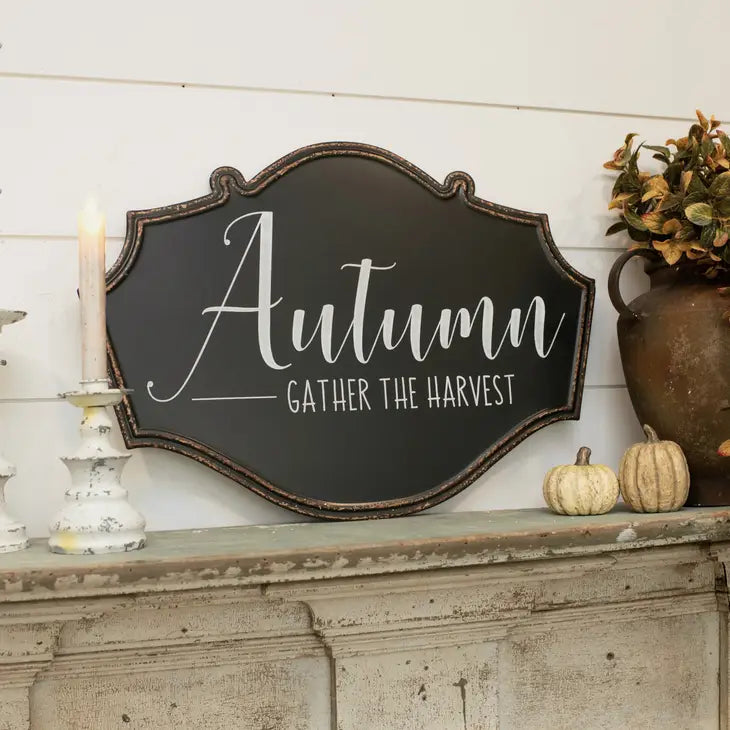 Autumn Gather Sign