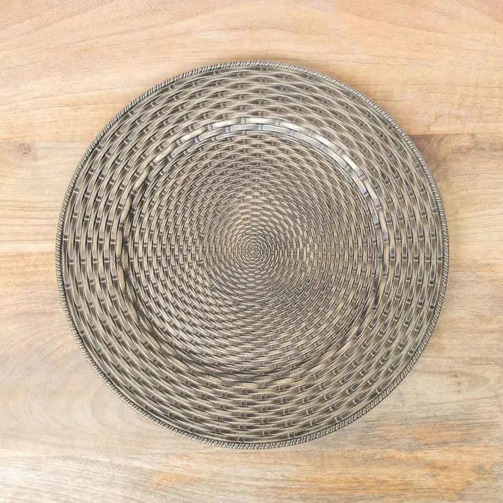 Basket Weave 13" Charger