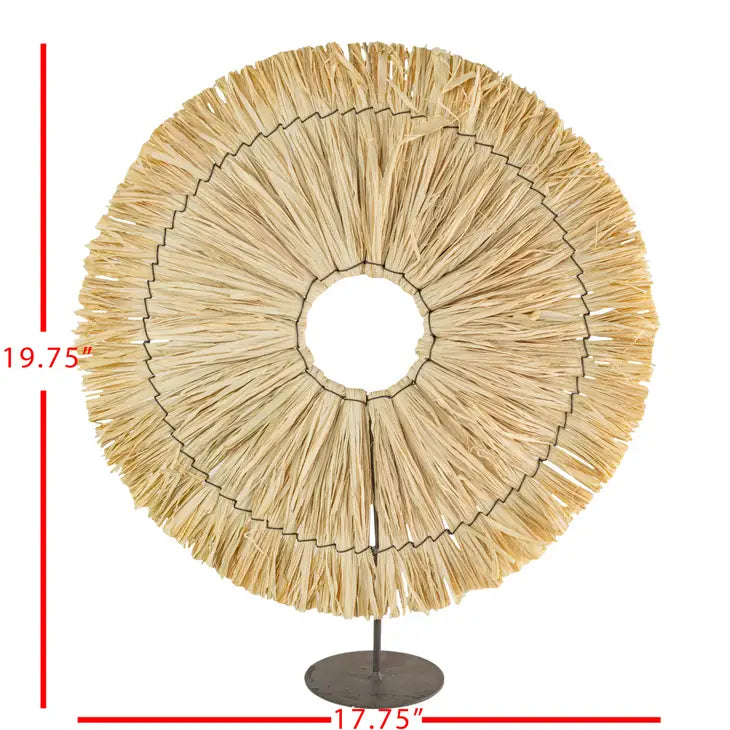 Ridley Raffia Grass Decorative Accent