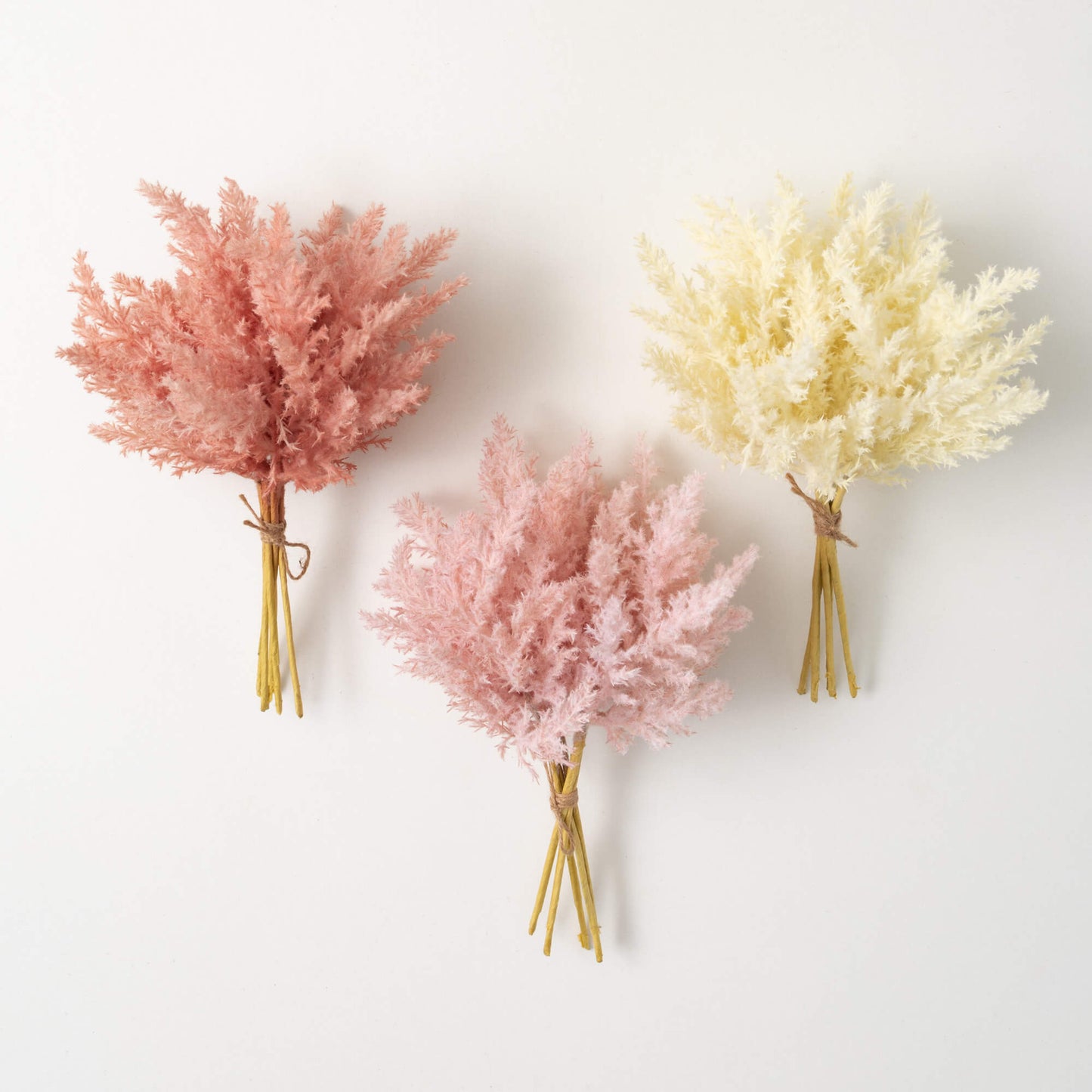 Faux Preserved 13" Plume Bushes
