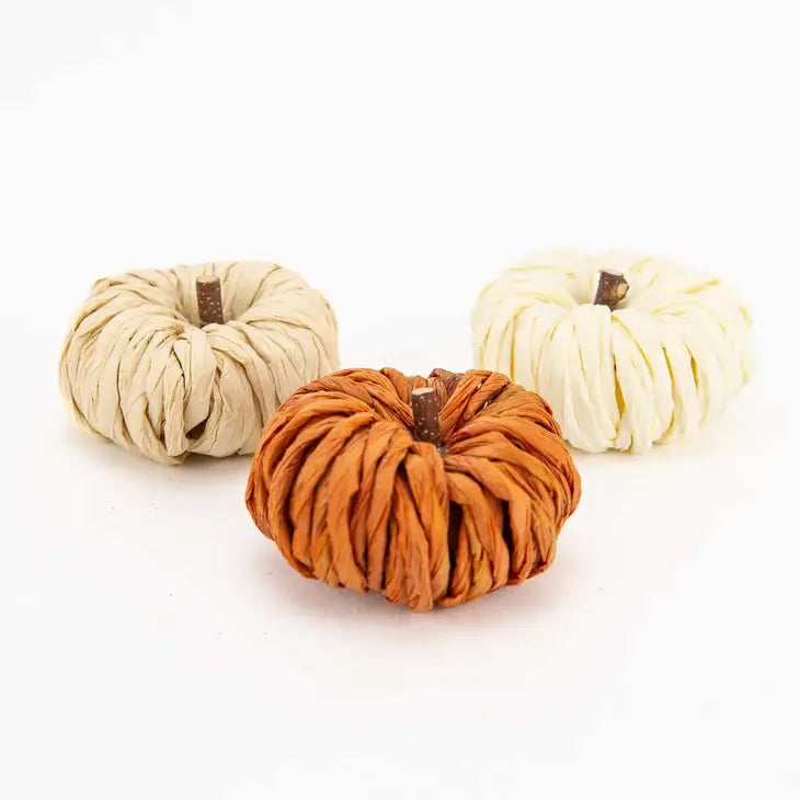 Petite 3" Rust Pumpkin