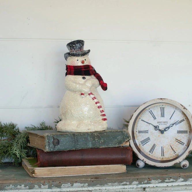 Harold 8" Snowman With Candy Cane
