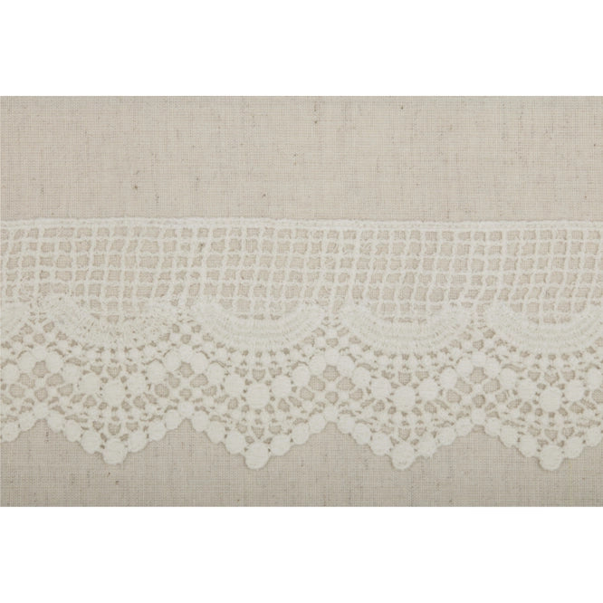 Flax & Lace 20" Tassel Pillow