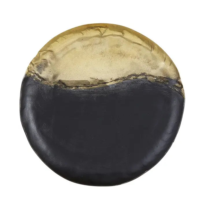 Hampton 6" Iron & Brass Decorative Plate