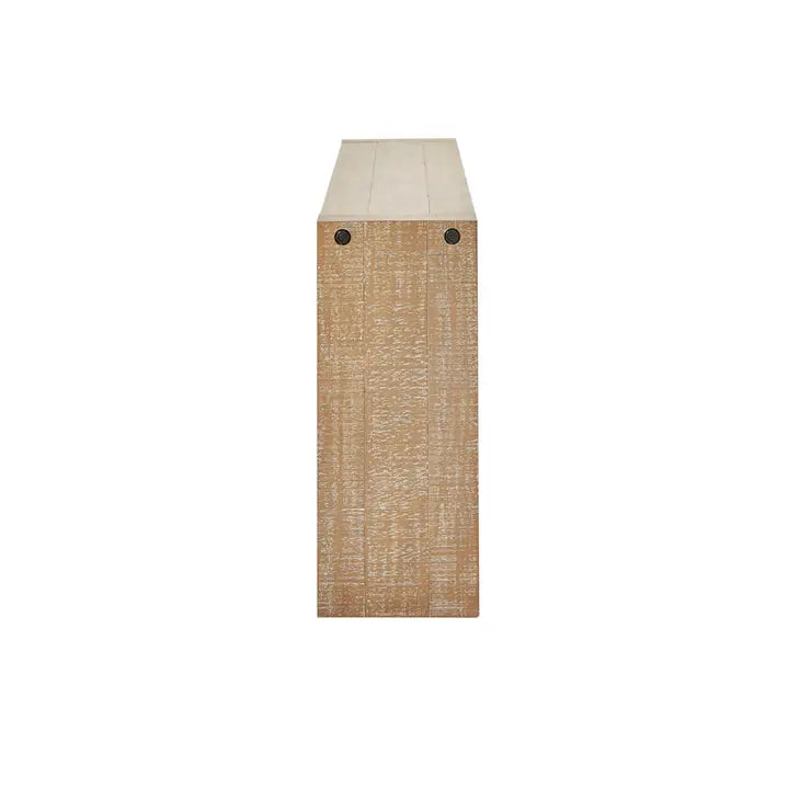 Floor Model Waylen 64" Pine Console Table - Reclaimed Wheat