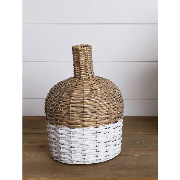 Willow Two Toned Basket Weave Vase
