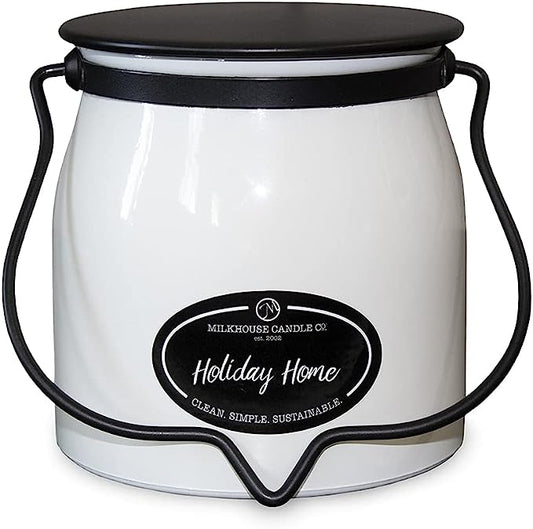 Holiday Home 16oz. Butter Jar Candle