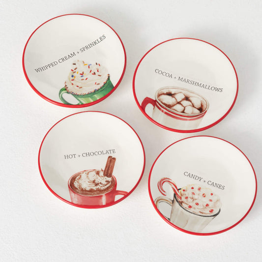 Cocoa Set Of 4 Dessert Plate