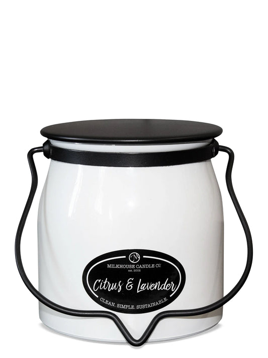 Citrus & Lavender - 16oz Butter Jar Candle