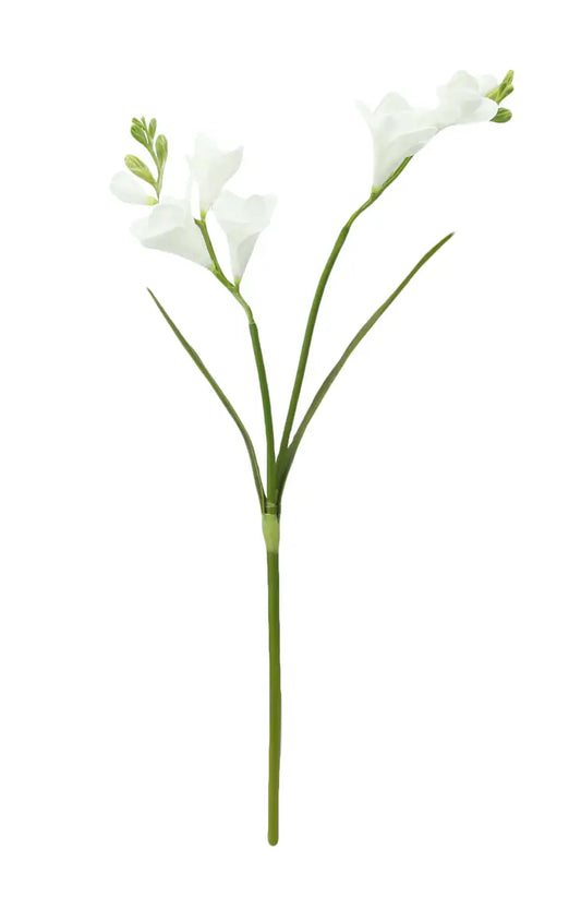 White 20" Freesia Spray