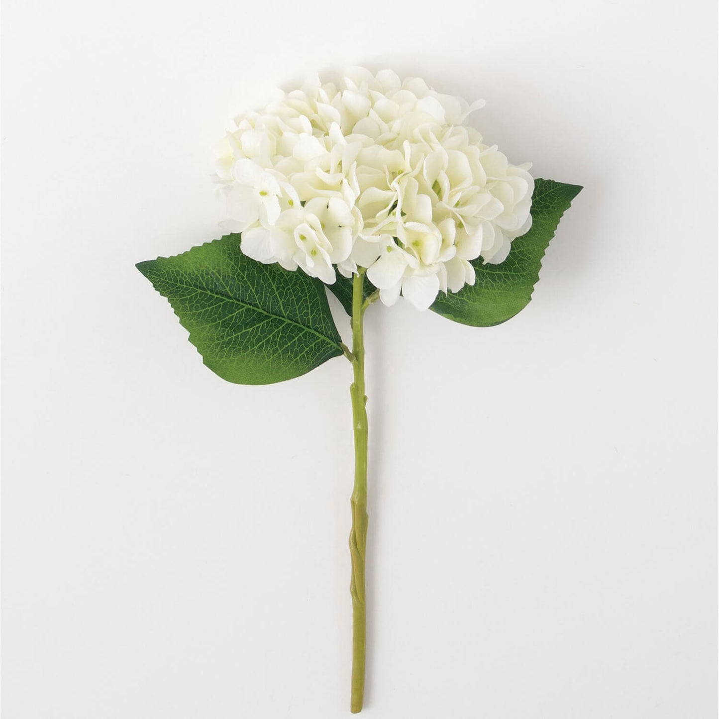 White 18" Hydrangea Steam