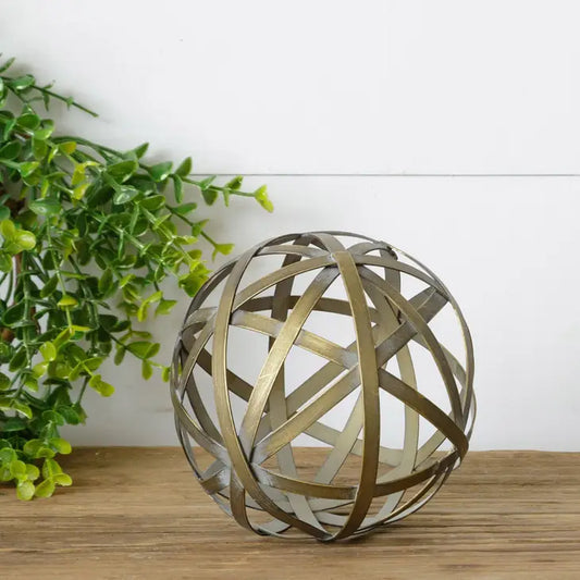 Vince 5" Large Brass Sphere