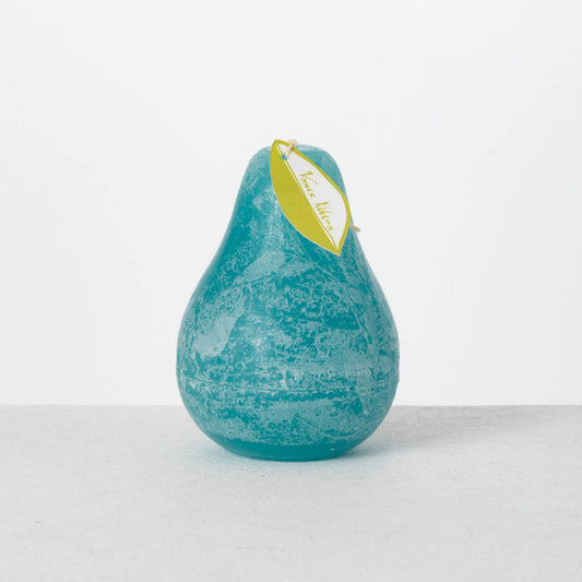 Vance Kitira Pear Shaped Candle - Sea Glass