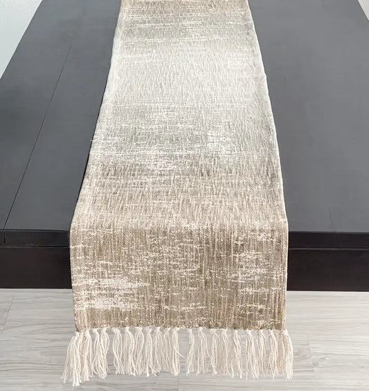 Caspian 72" Handwoven Ombre Table runner