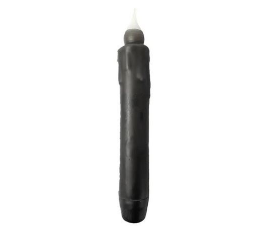 Black 7" LED Battery Operated Timer Candle