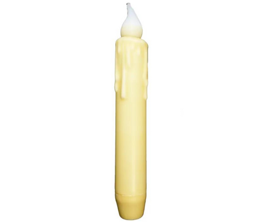 Cream 7" LED Battery Operated Timer Candle