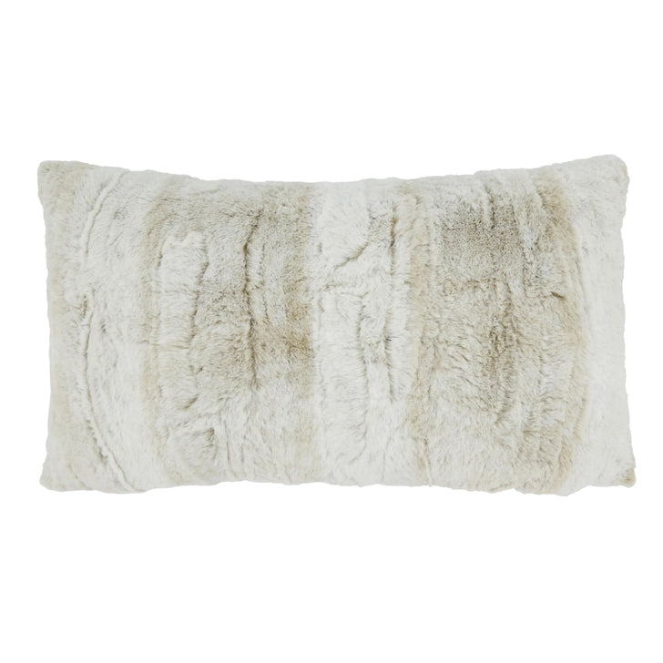 Aspen Faux Fur Throw Pillow 12"x20"