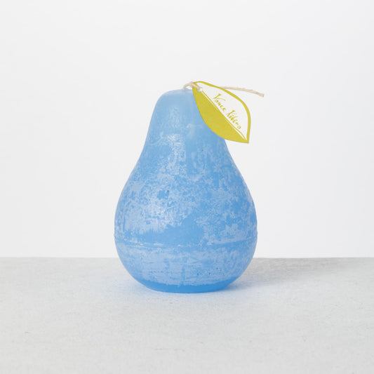 Vance Kitira Pear Shaped Candle - Crystal Blue