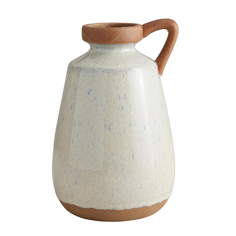 Aster 7.5" Speckled Ceramic Kettle Vase