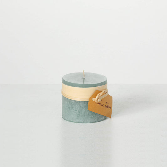 Vance Kitira Timber Pillar Candles - Sage