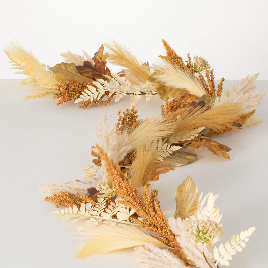 Berries & Dried Pampas Garland