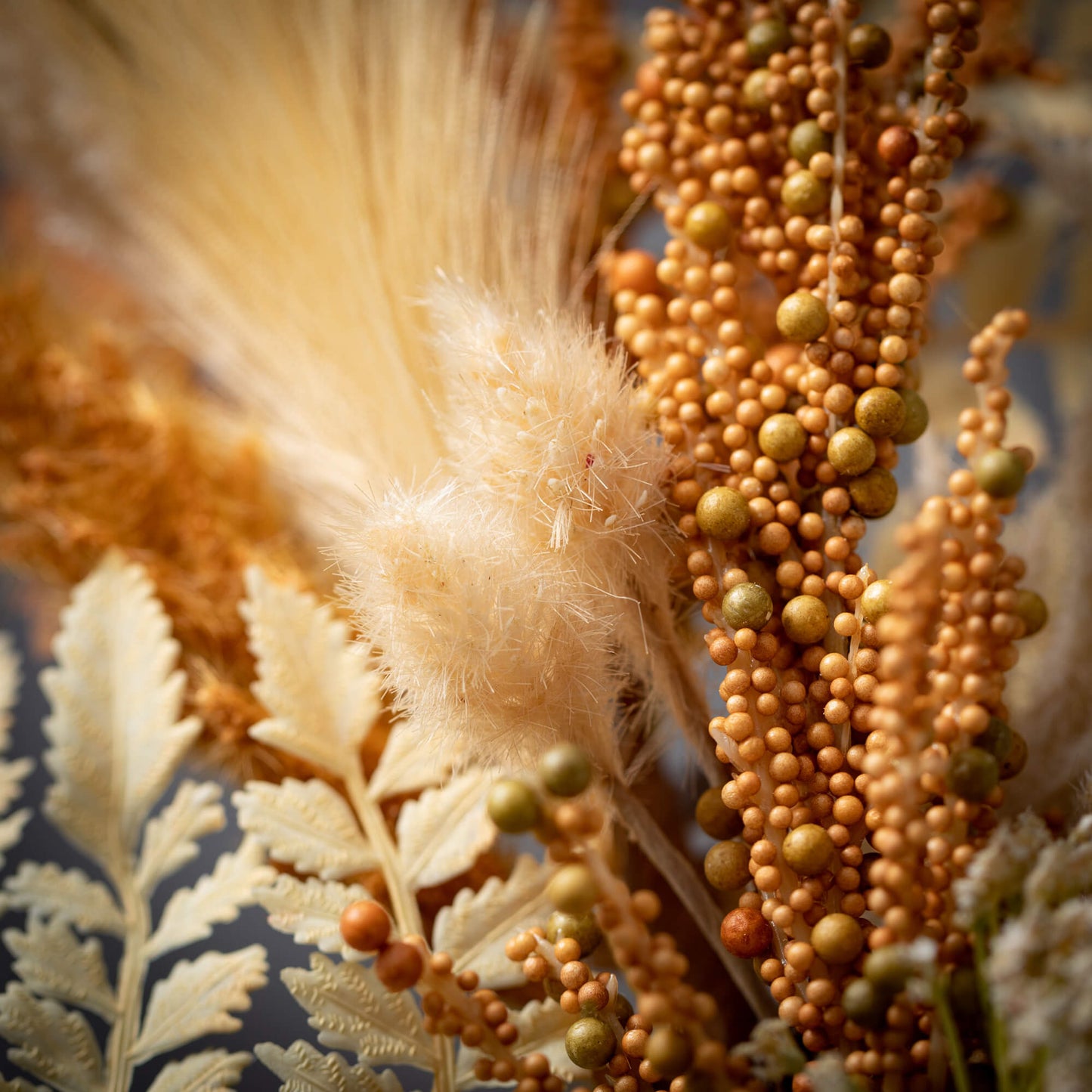 Berries & Dried Pampas 29" Spray