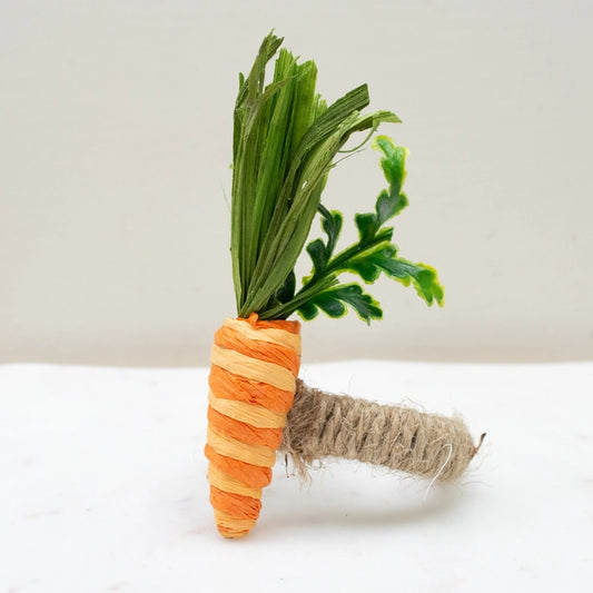 Jute Carrot Napkin Ring