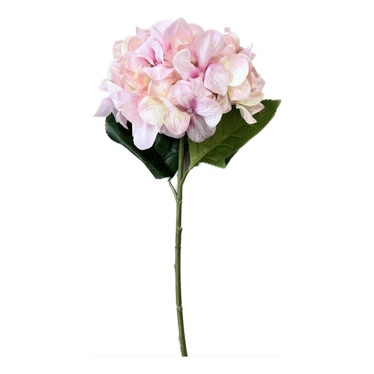 Soft Pink 22" Hydrangea Floral Stem