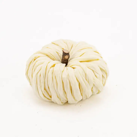 Petite 3" White Pumpkin