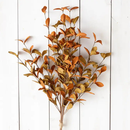 Rust & Olive Fall Leaves Branch