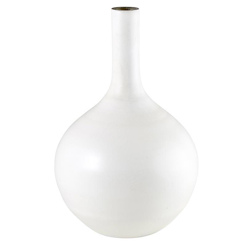 Marco 14" Matte White Tall Vase