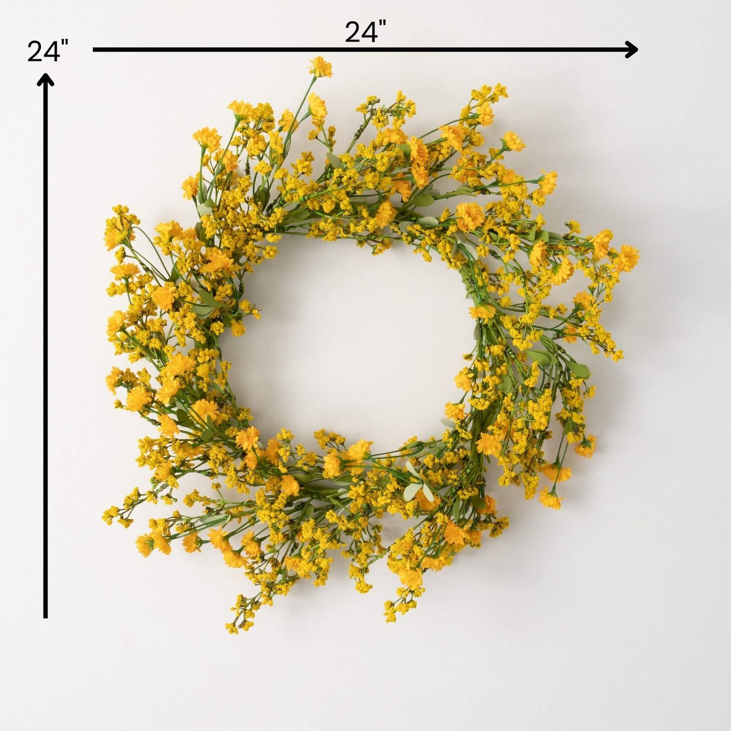 Yellow Wildflower 24" Wreath