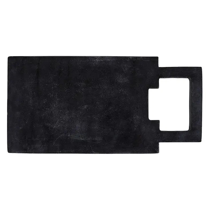 Black Marble Serving Board With Handle