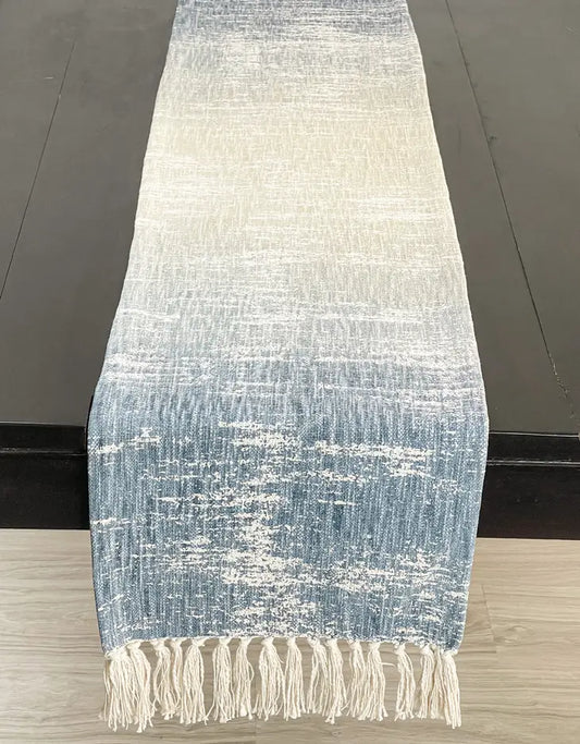 Marina 72" Handwoven Ombre Table Runner