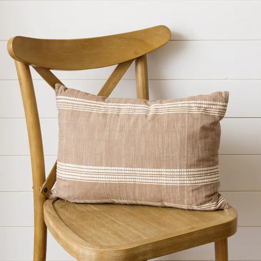 Clayton 14" X 20" Striped Lumbar Pillow - Desert Haze