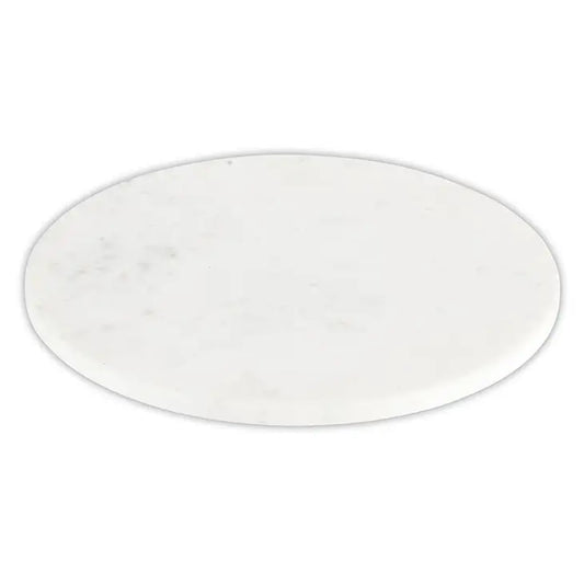 White Marble 14" Lazy Susan