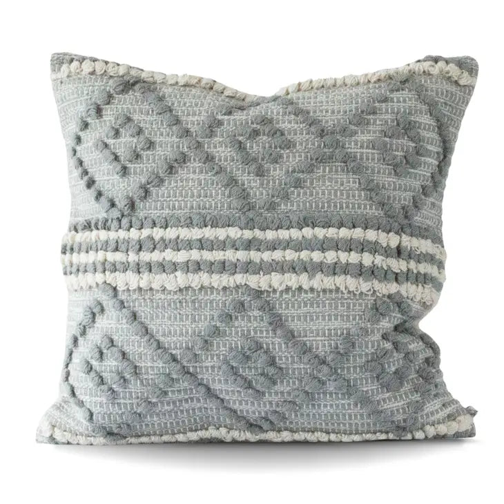 Alysia 18" Variegated Geometric Throw Pillow